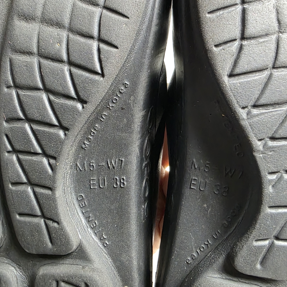 OOFOS Ooriginal Recovery Comfort Sandal Flip Flop 
Size Mens 5
Womens 7
 Black - Picture 2 of 10